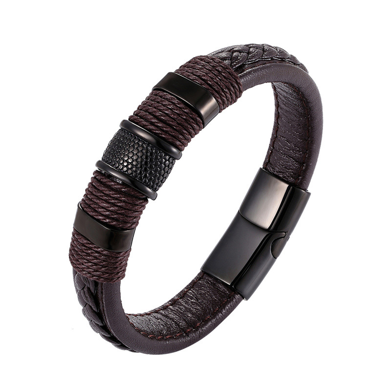 "Retro European & American Men's Bracelet
