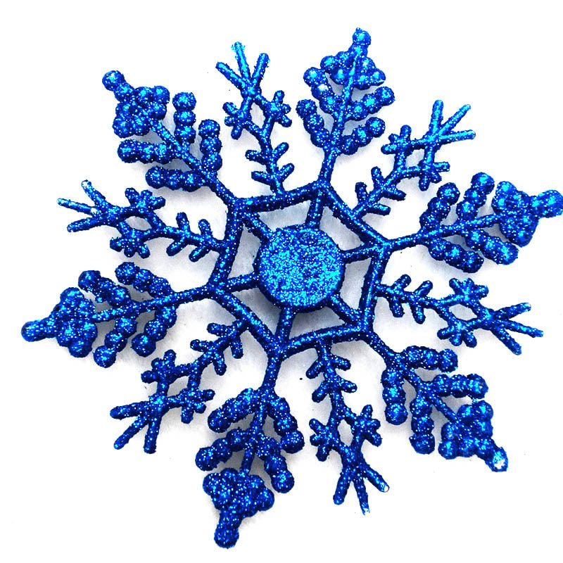 10CM Acrylic Snowflake Ornaments for Christmas Trees
