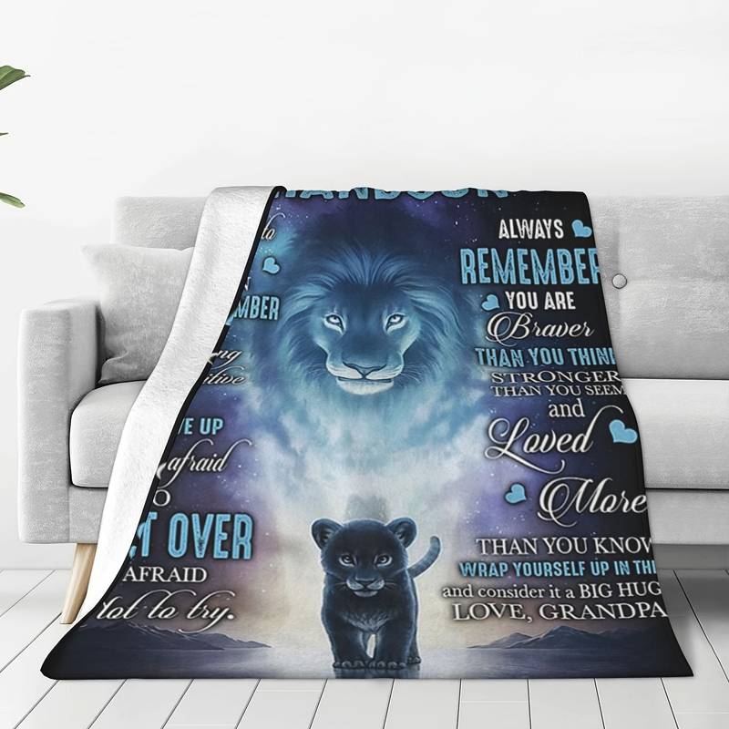 Lightweight Fleece Blanket Gift for Daughter from Dad