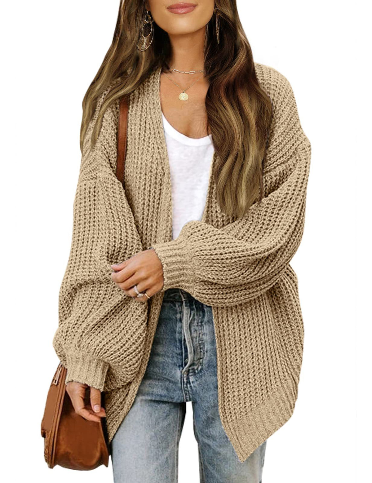 2023 Autumn Winter Women's Knit Cardigan with Pockets