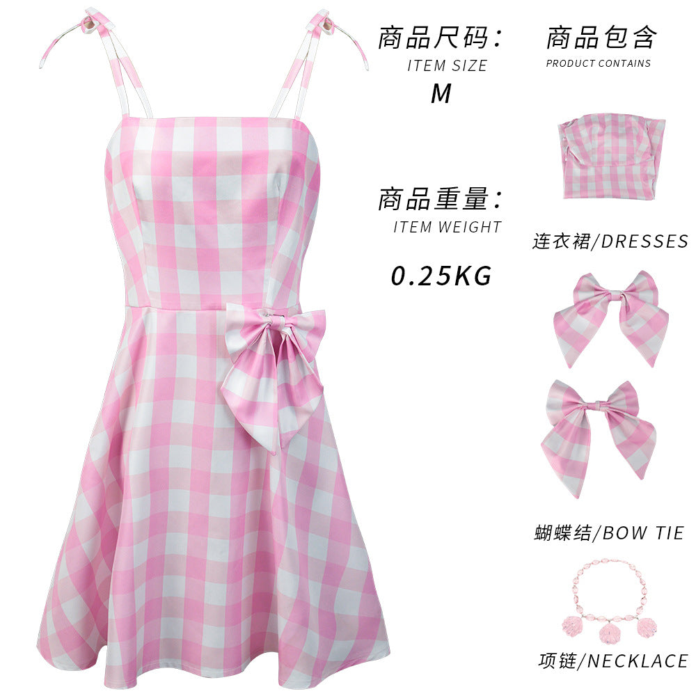 2023 Barbie Cosplay Costume Dress and Bodysuit