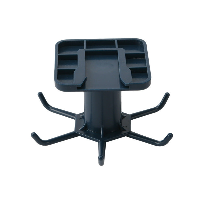 360-Degree Rotating 6-Jaw Hook for Organization