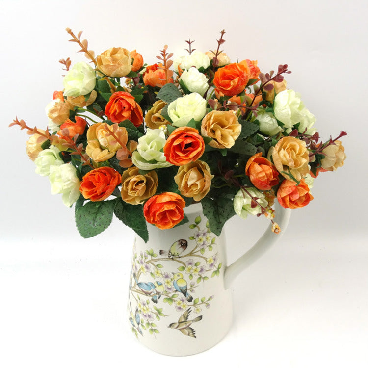 21-Head Diamond Rose Bouquet - Artificial Flowers