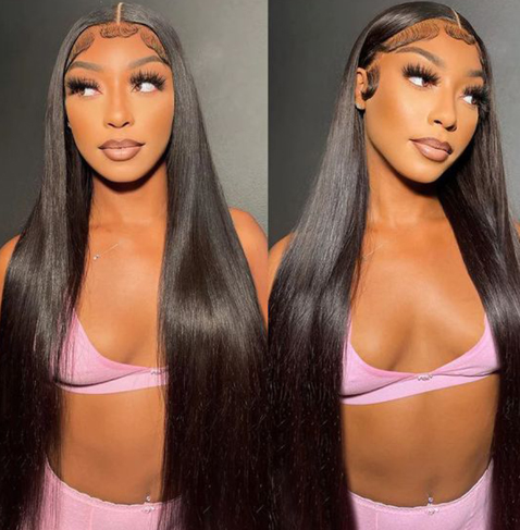 13*4 Lace Front Straight Human Hair Wig