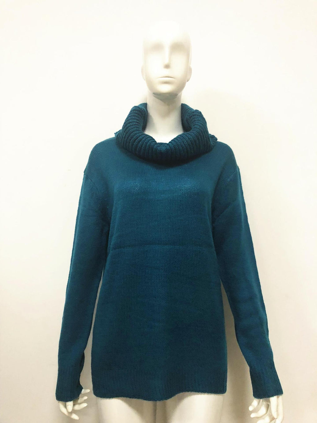 2018 Women's Long Sleeve Turtleneck Knit Sweater