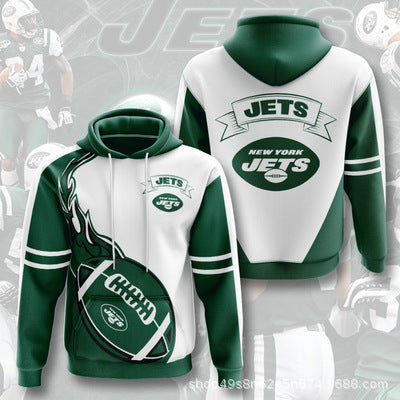 3D Digital Print NFL Hoodie for Men - Autumn/Winter