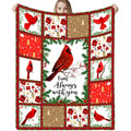 Soft Cardinal Print Throw Blanket for Home & Travel