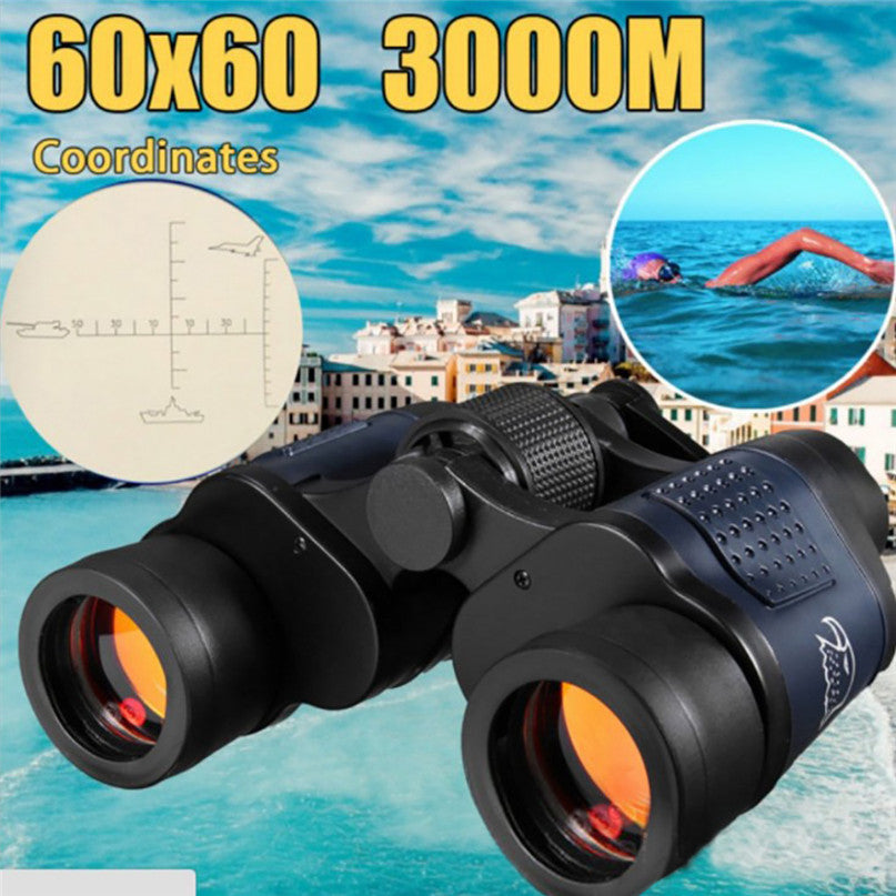 60X60 High-Definition Binoculars with Coordinate Feature