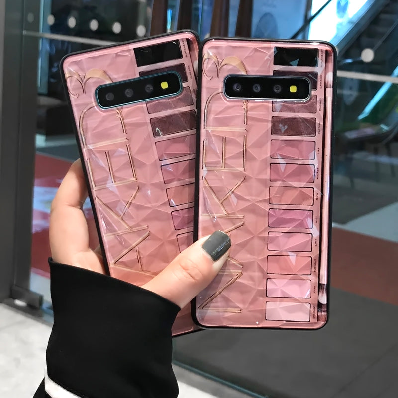 Diamond Pattern Soft Shell Case for Samsung S10/S8/S9