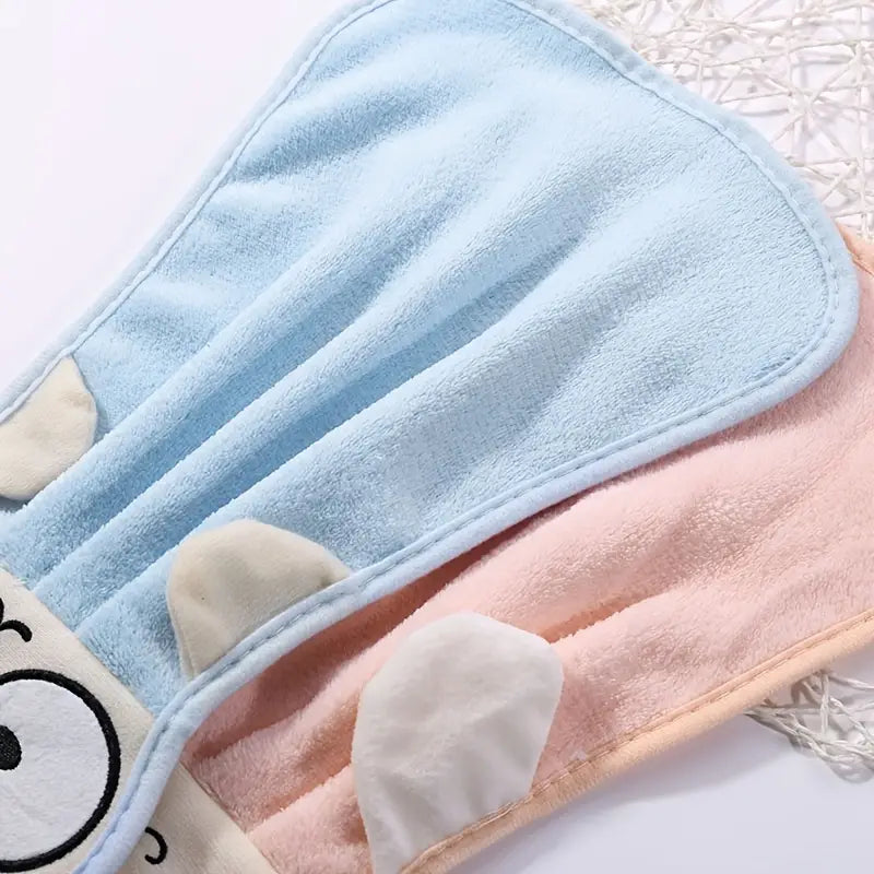 Microfiber Coral Fleece Cat Pattern Towel (1pc)