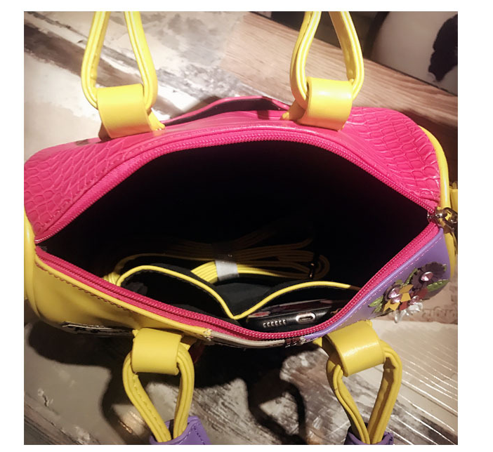 2019 New Creative PU Boston Handbag for Women
