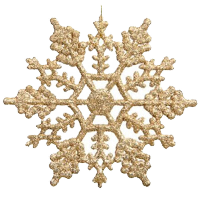 10CM Acrylic Snowflake Ornaments for Christmas Trees