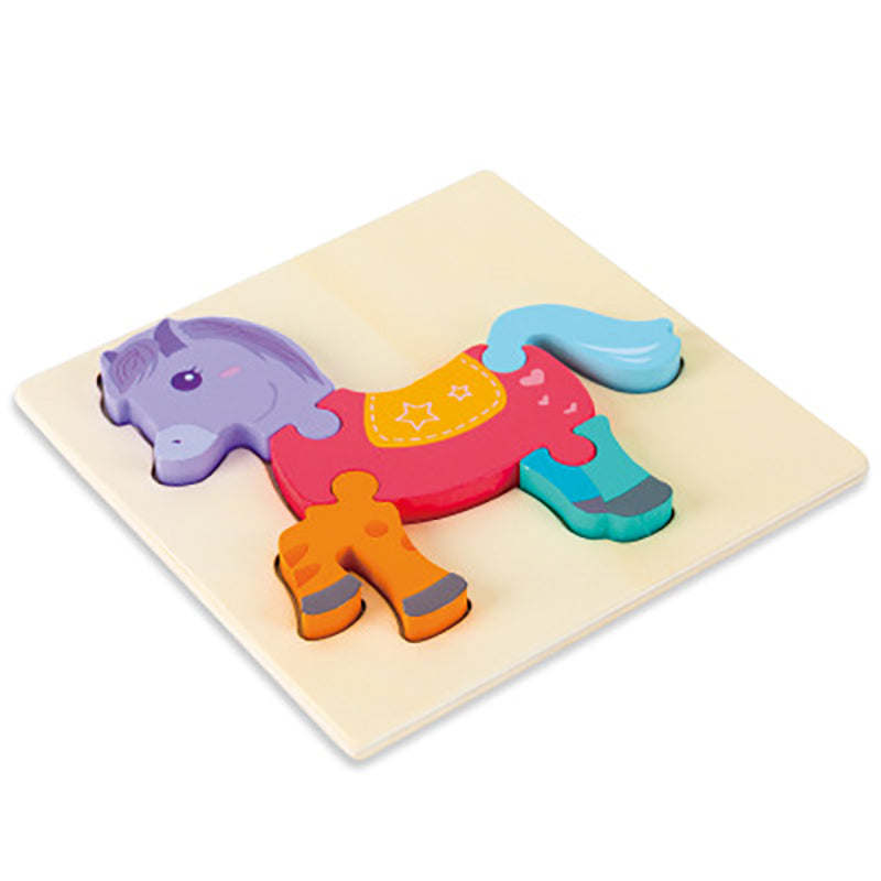 3D Cartoon Animal Puzzle for Kids - Educational Toy