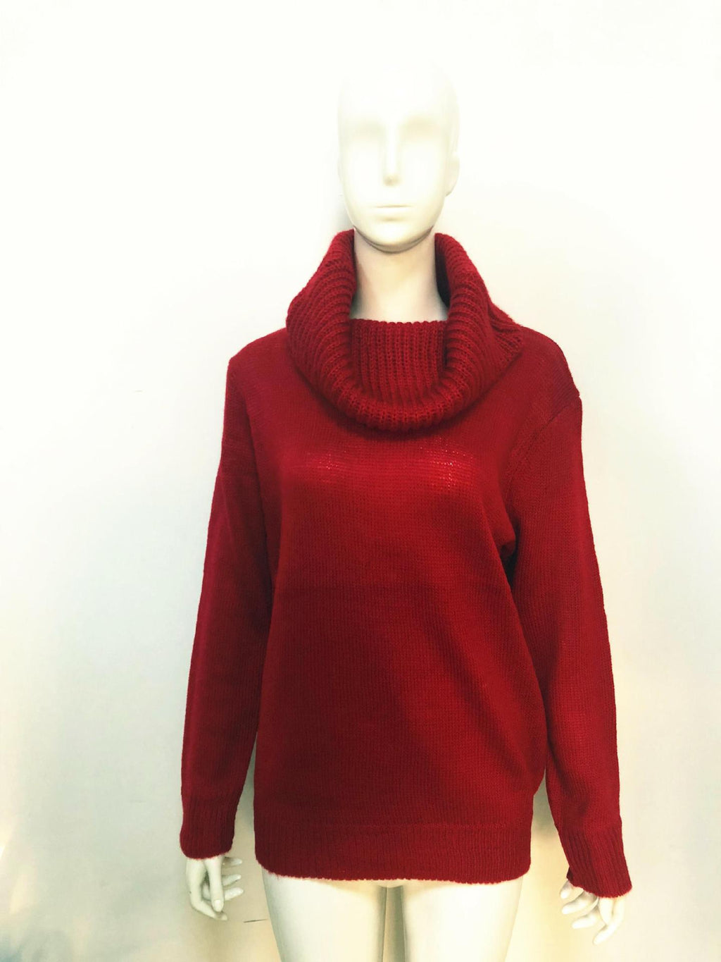 2018 Women's Long Sleeve Turtleneck Knit Sweater