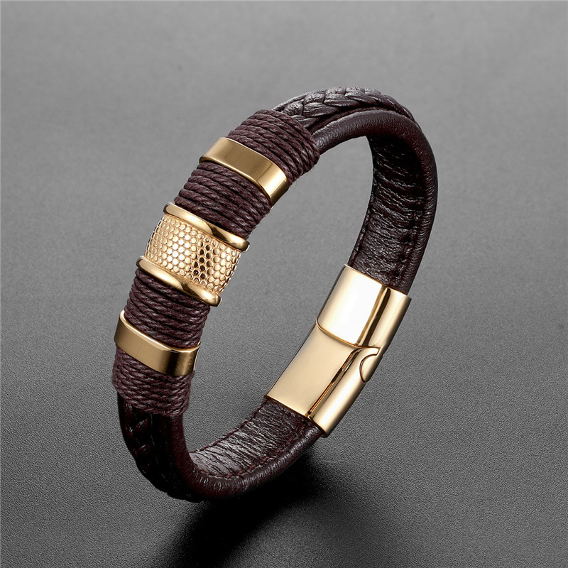 "Retro European & American Men's Bracelet