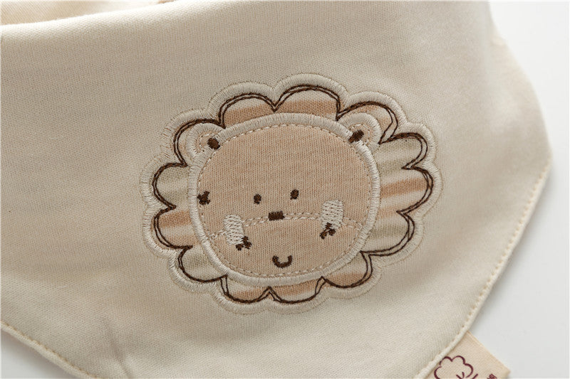 100% Cotton Cartoon Baby Bibs for Newborns (0-3 Years)