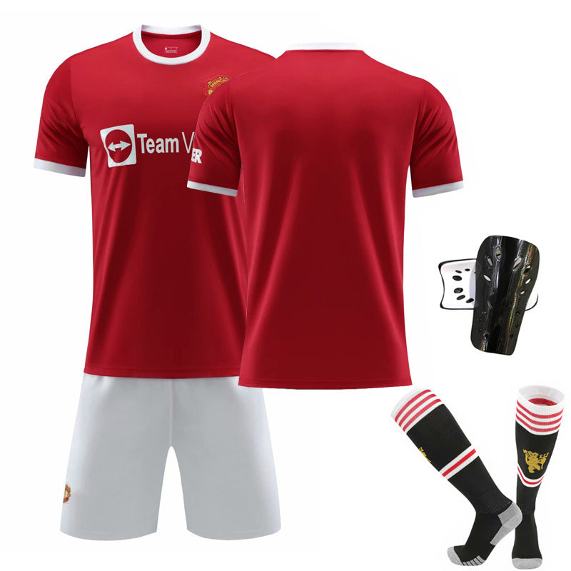 2021-22 Manchester United Jersey Set with Socks