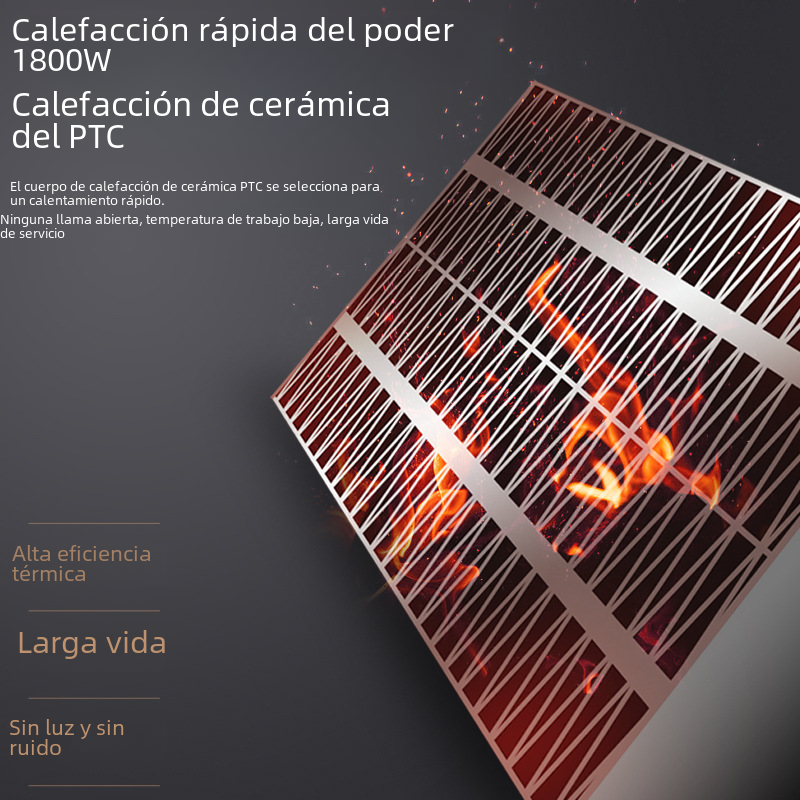 3D Realistic Flame Electric Fireplace Heater for Home