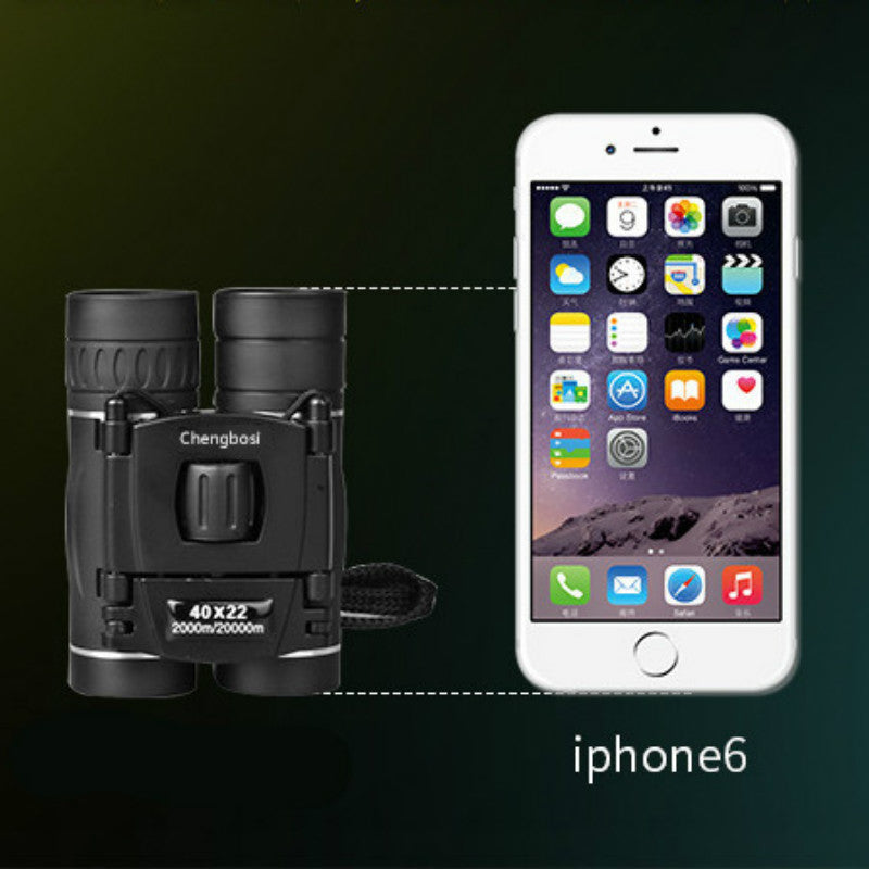 Compact High-Power Binoculars with Night Vision