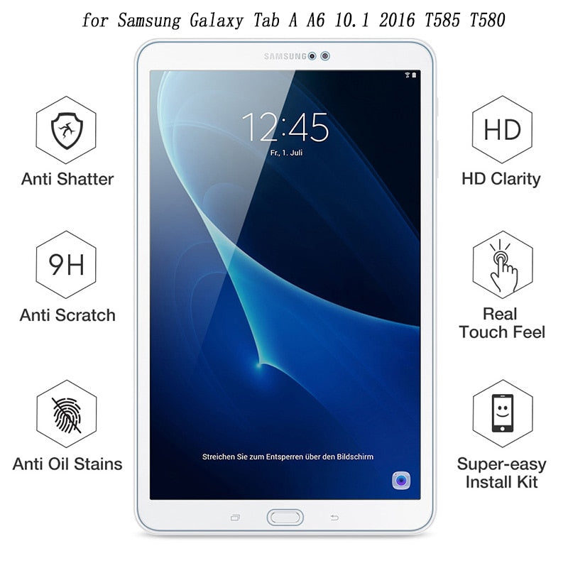 Tempered Glass Screen Protector for Galaxy Tab A 10.1