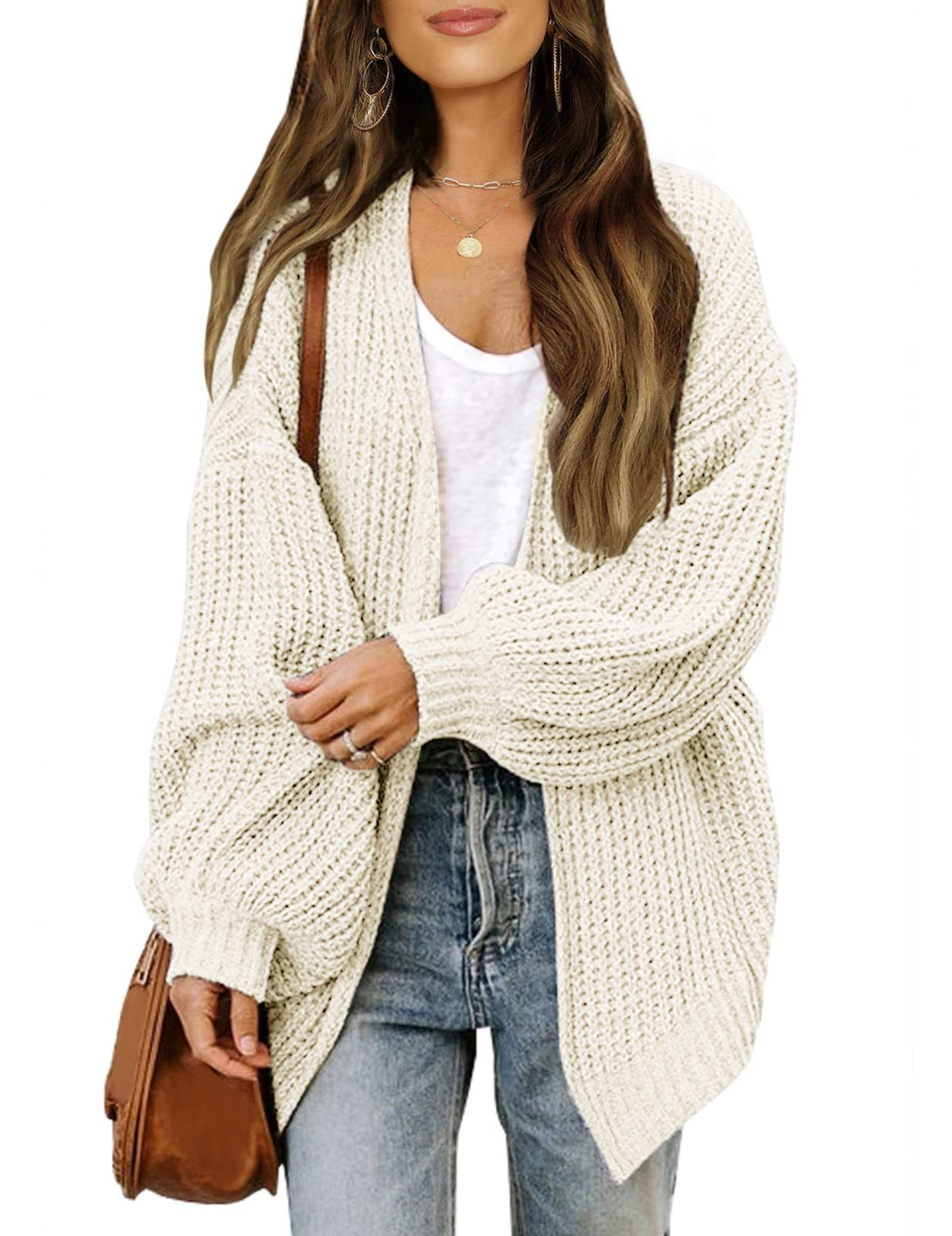2023 Autumn Winter Women's Knit Cardigan with Pockets