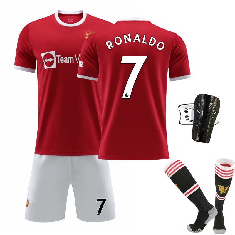 2021-22 Manchester United Jersey Set with Socks