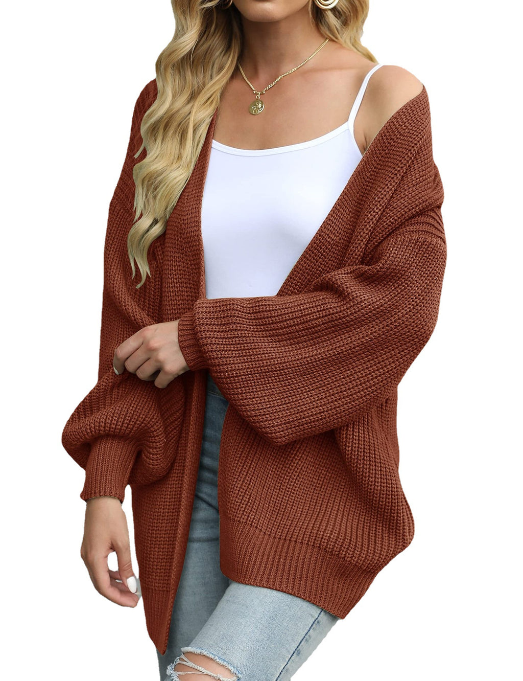 2023 Autumn Winter Women's Knit Cardigan with Pockets