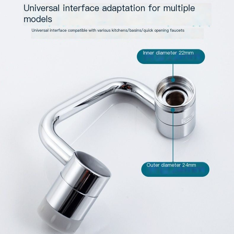360-Degree Rotating Multifunctional Faucet Extender