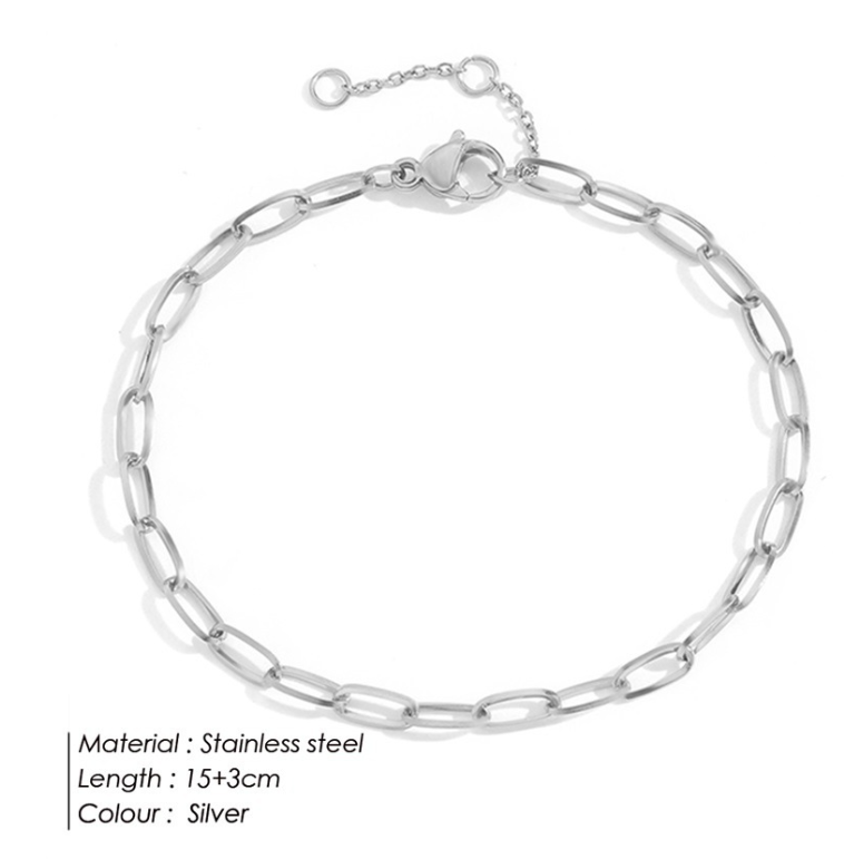 14K Gold Plated Titanium Steel Hip Hop Bracelet