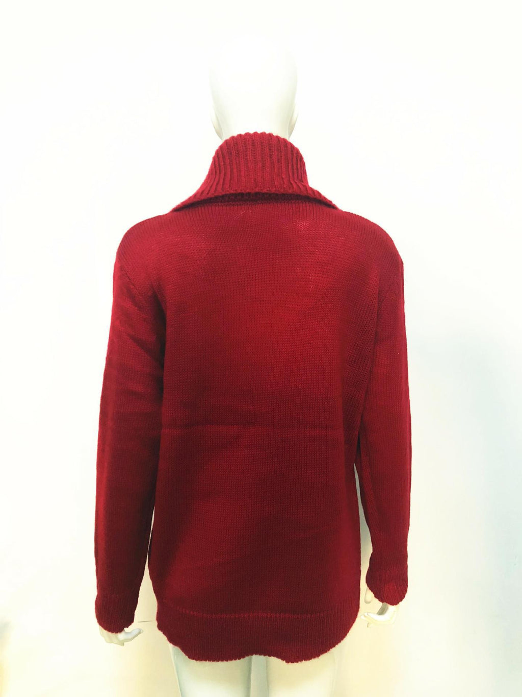2018 Women's Long Sleeve Turtleneck Knit Sweater