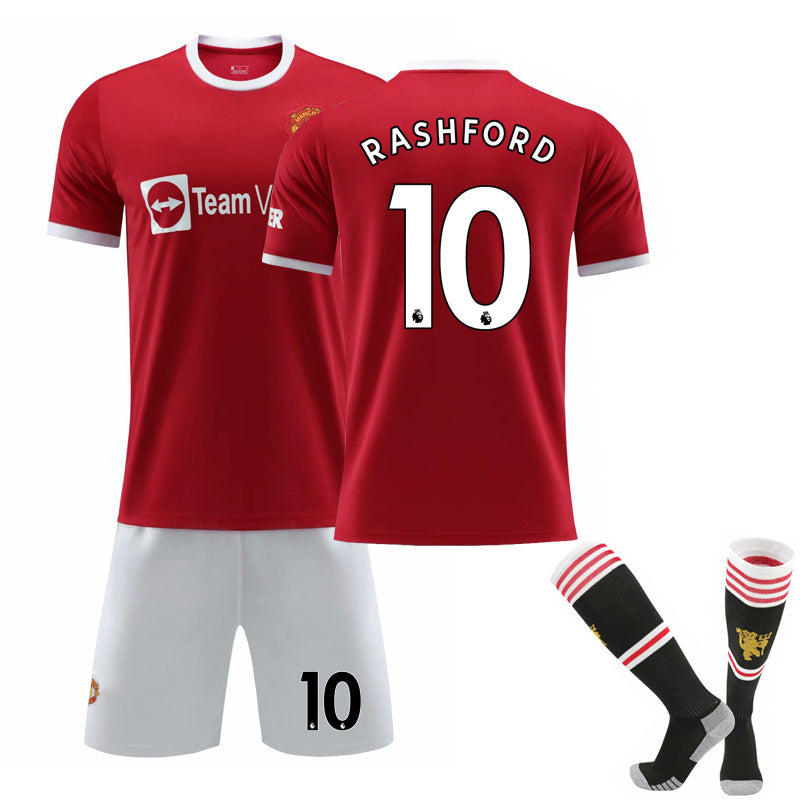 2021-22 Manchester United Jersey Set with Socks