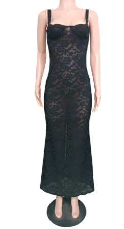 2023 Summer Fashion Sexy Lace Dress with Off-Shoulder Design