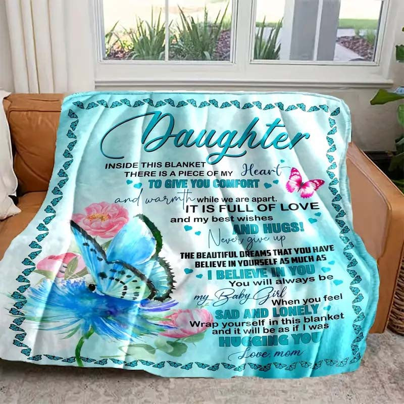 Digital Printed Fleece Blanket for Couch or Bed