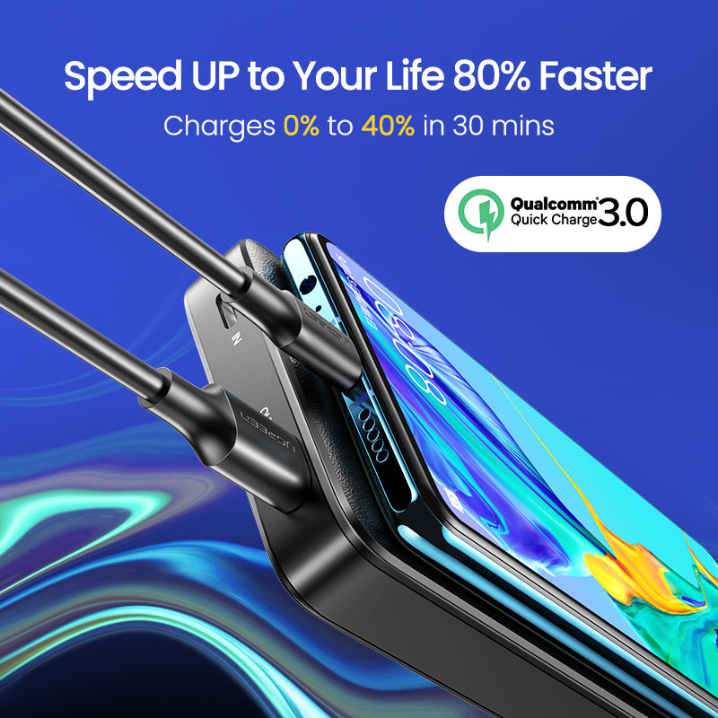 10000mAh Wireless Power Bank with 10W Fast Charging