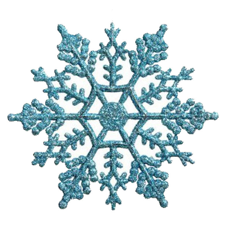10CM Acrylic Snowflake Ornaments for Christmas Trees