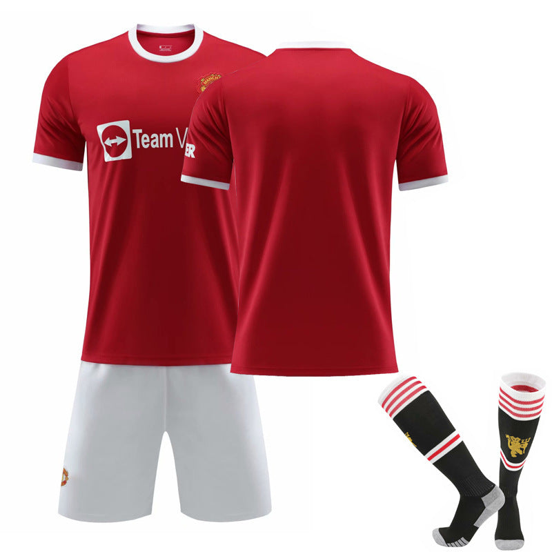 2021-22 Manchester United Jersey Set with Socks