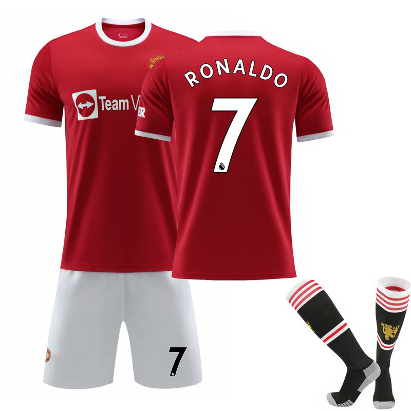 2021-22 Manchester United Jersey Set with Socks