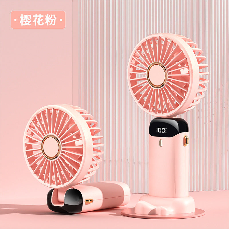 2023 Mini Handheld USB Rechargeable Fan with Aroma