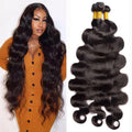 12A Brazilian Body Wave Bundles (18 18 18 Inch) Human Hair Bundles 100% Unprocessed Virgin Human Hair Body Wave 3 Bundles Human Hair Weave Bundles Natural Black Human Hair Extensions for Black Women