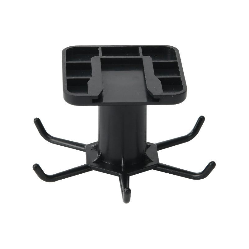 360-Degree Rotating 6-Jaw Hook for Organization