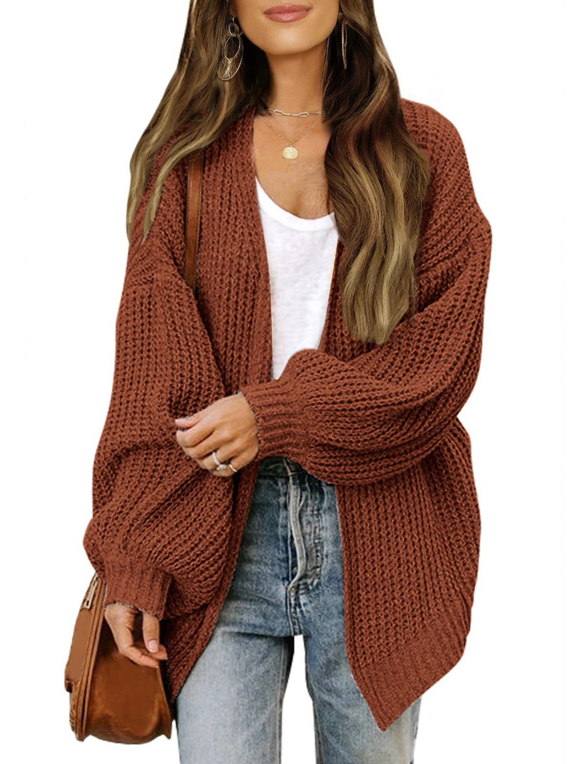 2023 Autumn Winter Women's Knit Cardigan with Pockets