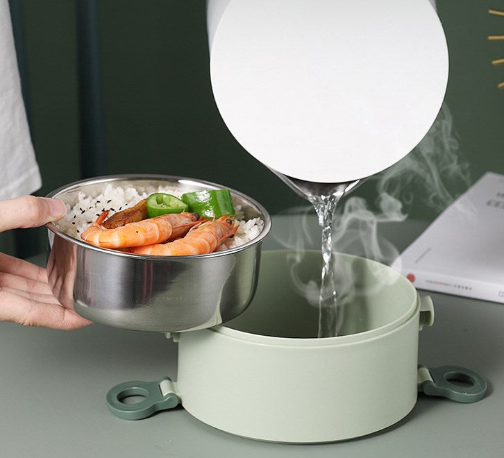 304 Stainless Steel Lunch Box - Multi-Layer Insulated Container