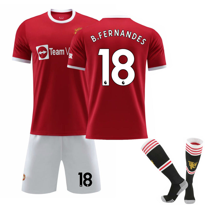 2021-22 Manchester United Jersey Set with Socks