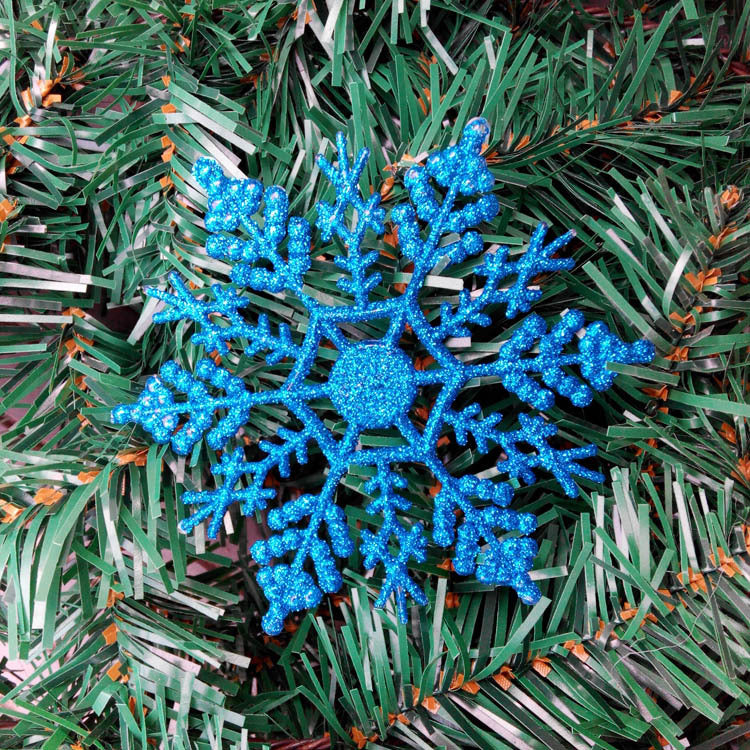 10CM Acrylic Snowflake Ornaments for Christmas Trees