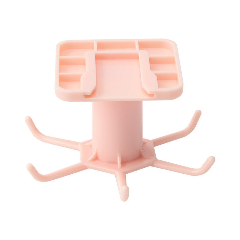 360-Degree Rotating 6-Jaw Hook for Organization