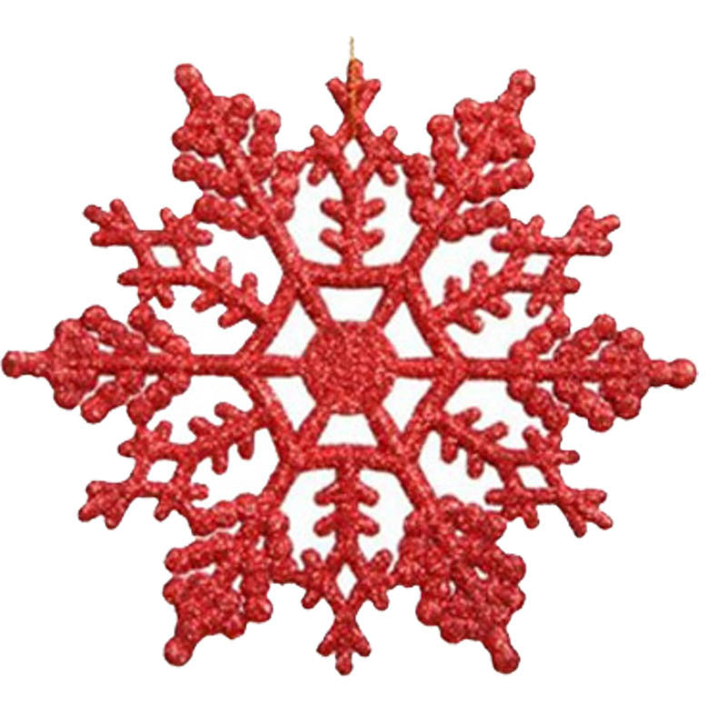 10CM Acrylic Snowflake Ornaments for Christmas Trees