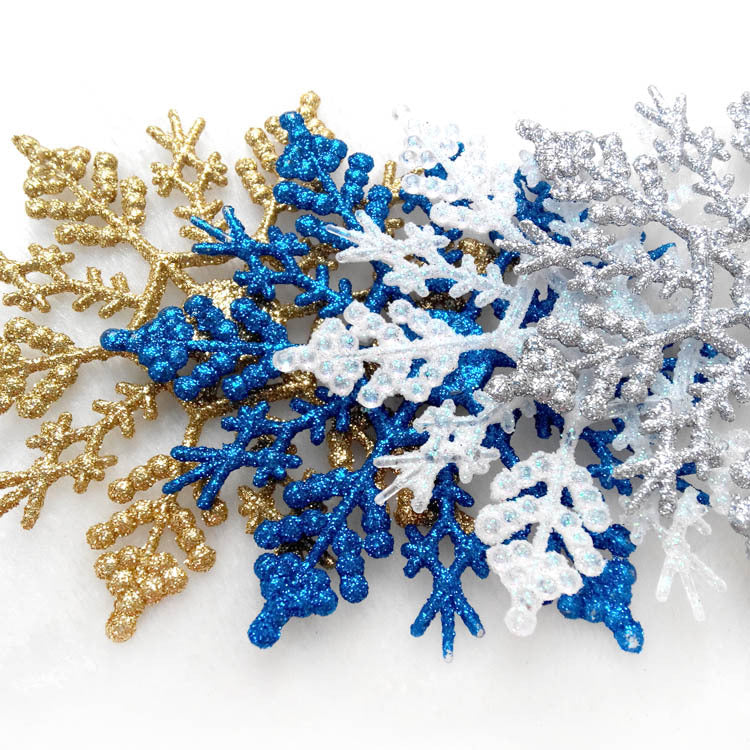 10CM Acrylic Snowflake Ornaments for Christmas Trees