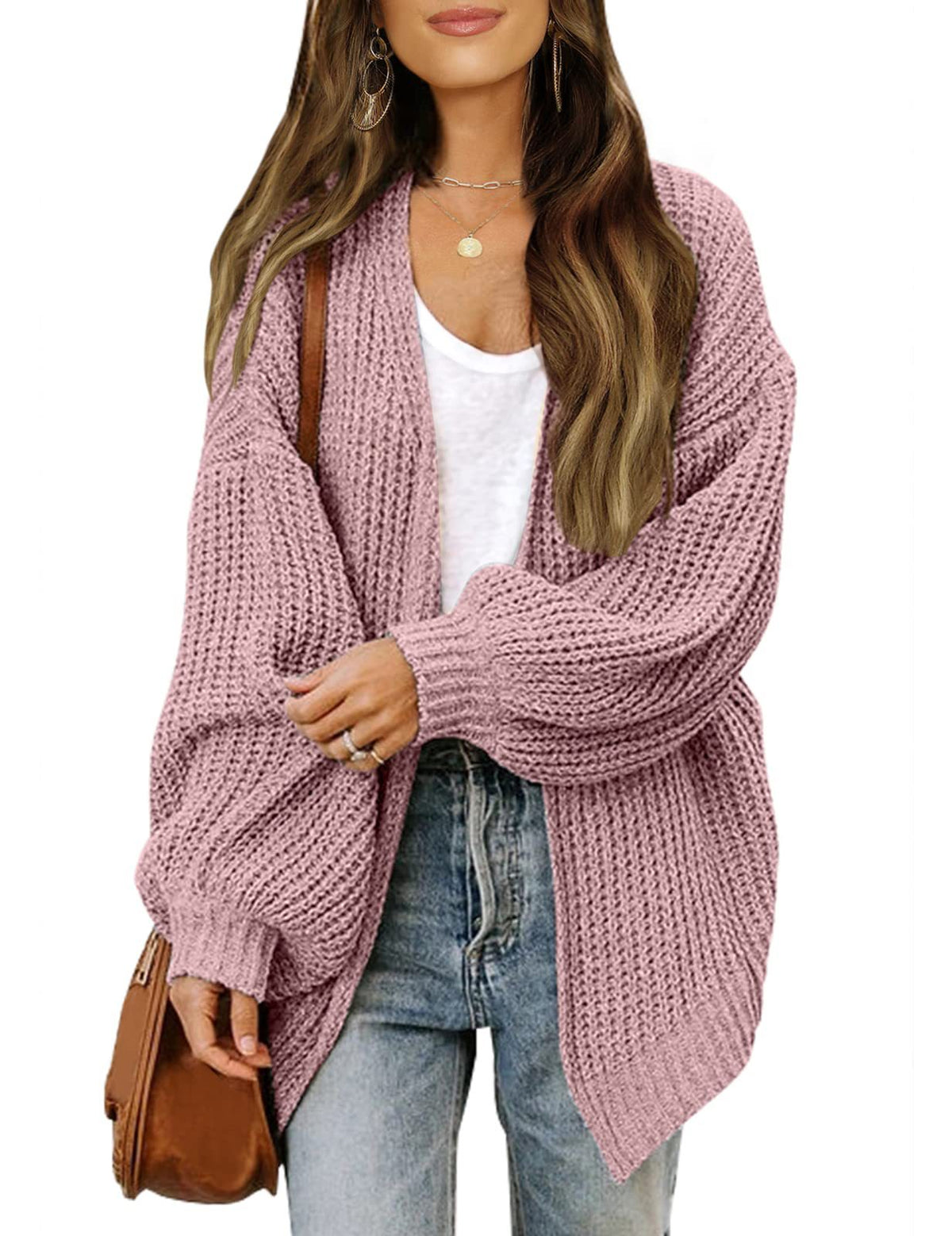 2023 Autumn Winter Women's Knit Cardigan with Pockets