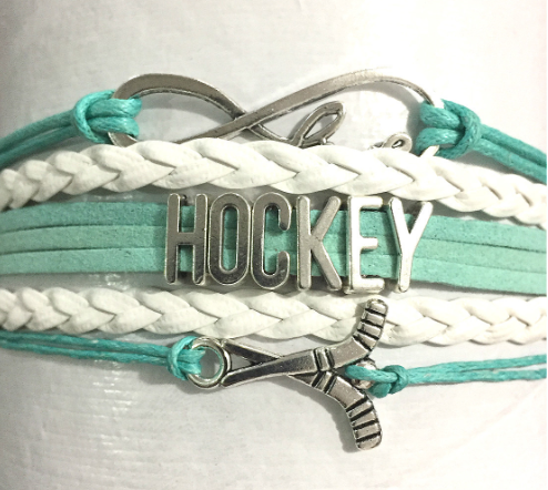 "Sporty Hockey Bracelet Weaving Kit"