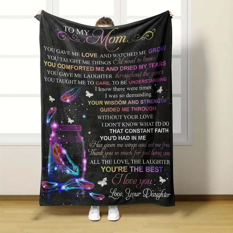 Digital Print Flannel Blanket for Sofa and Bed